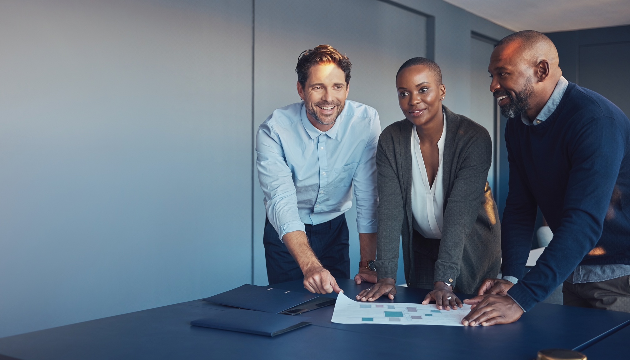Konzeptionelle Visualisierung eines vorbereiteten Arbeitsplatzes